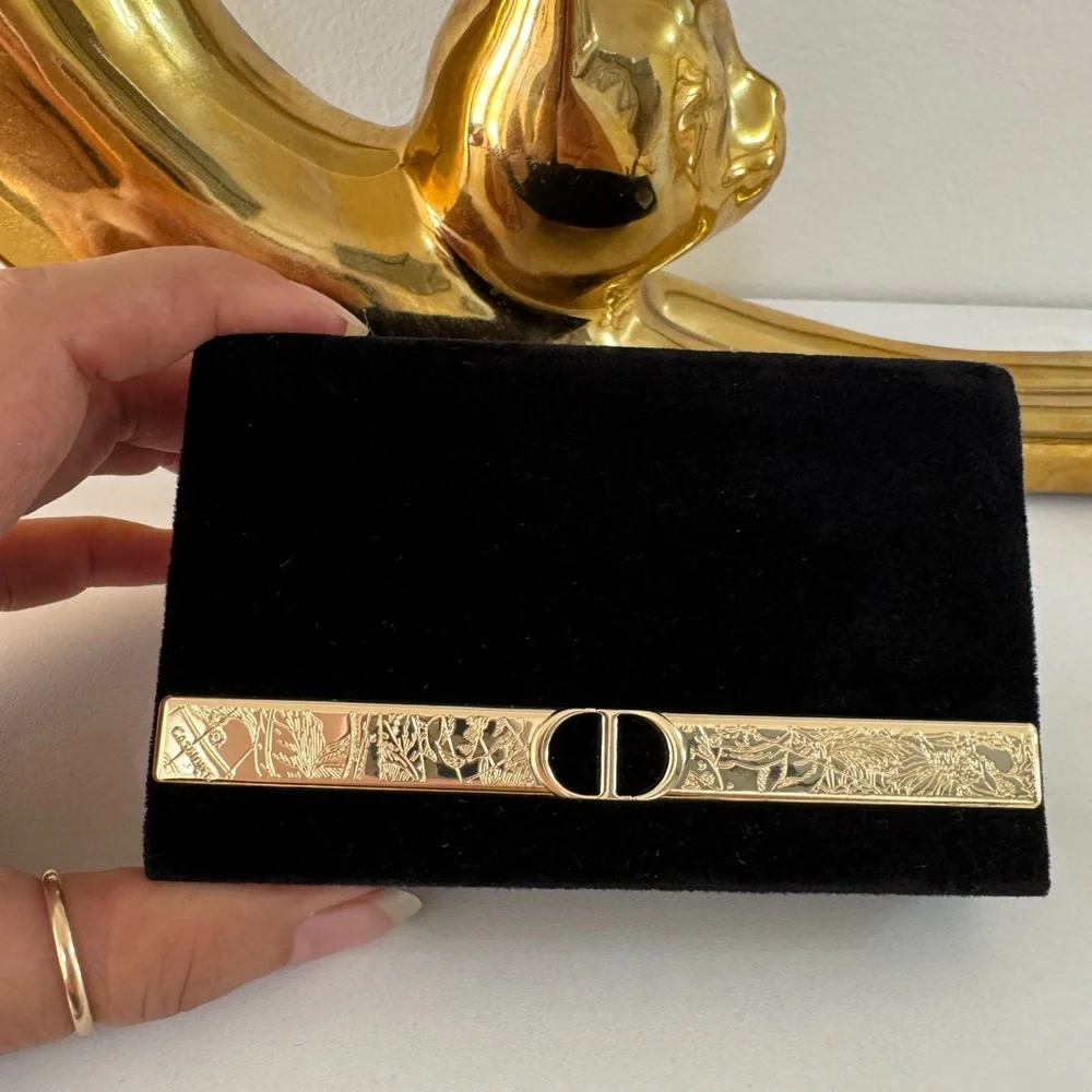 DIOR EYESHADOW PALETTE VELVET CASE WITH GOLD